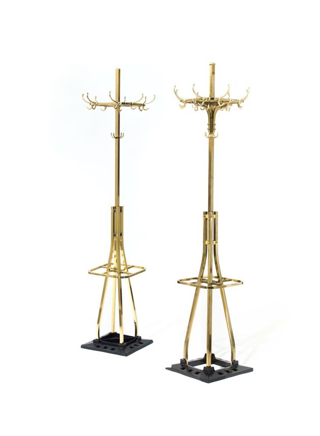 Adolf Loos - A PAIR OF COAT AND HAT STANDS designed for the café Capua, Vienna  | MasterArt